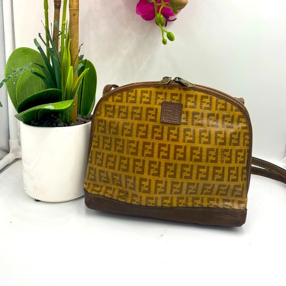 Fendi Handbags - Authentic Fendi Zucca Crossbody